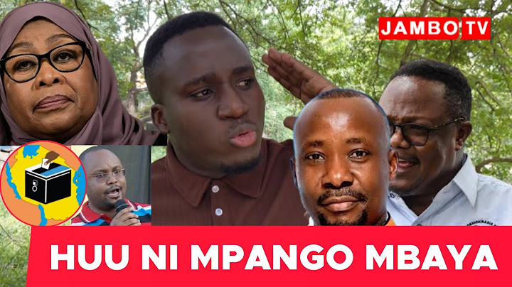 KIJANA MZALENDO AFICHUA SIRI: AJENDA YA CHADEMA KUDAI REFOMS ZA UCHAGUZI "NI MPANGO WAO MBAYA"