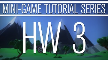 Making a Mini Game in Unity: Homework 3