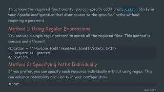 How to Specify a Whitelist for HTTP Basic Authentication in Apache