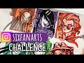 SIX FAN ARTS CHALLENGE | Шесть злодеев в моём стиле