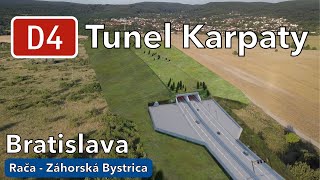 Slovak Highway D4 Bratislava Rača - Záhorská Bystrica (Karpaty Tunnel)