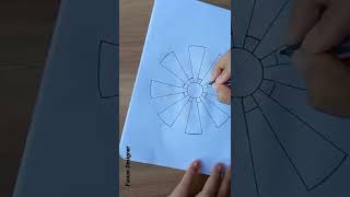 Starfish Zentangle drawing #shorts