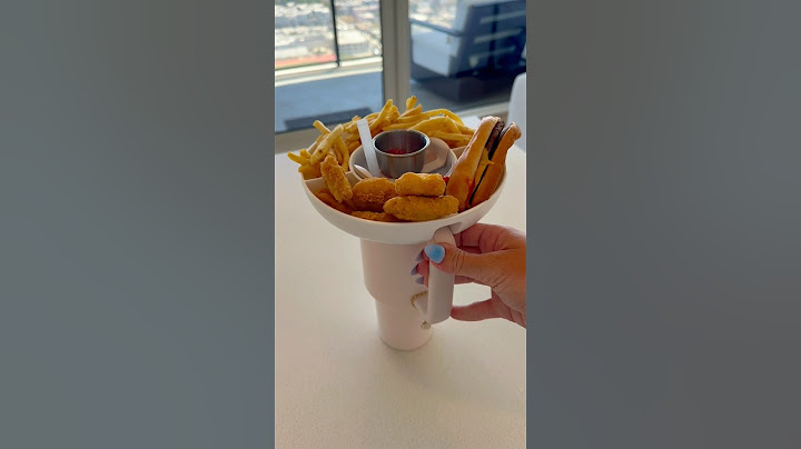 *ASMR* MCDONALDS STANLEY RESTOCK! #asmr #restock #food #fastfood #mcdonalds #stanleytumbler