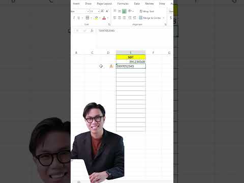 [Thủ thuật Excel] Sửa lỗi mất số 0 khi nhập số điện thoại trong Excel cực nhanh #Shorts mới nhất 2023