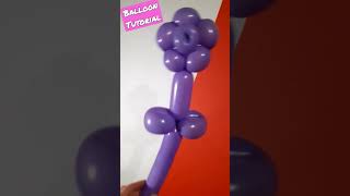 Супер легкий цветок из одного воздушного шарика Balloon Flower #balloonflower #ballooncraft #diy