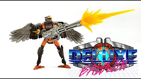 War for Cybertron Kingdom Deluxe Class Airazor Transformer Review (Beast Wars)