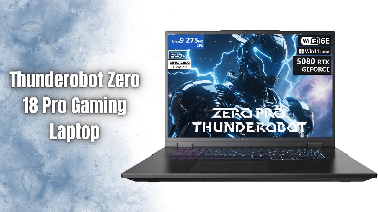 Thunderobot Zero 18 Pro Review | RTX 5080 + i9 Ultra 9 275HX Monster Laptop!