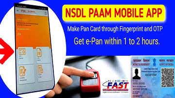 Fast pan application ekyc pan applying guide nsdl mobile pan