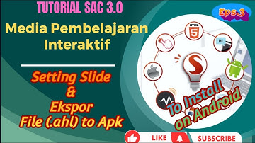 Eps#3: TUTORIAL CARA MENGEKSPOR File.ahl SMART APPS CREATOR ke File.Apk (ANDROID) & DESAIN SLIDE