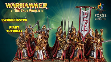 🎨 Painting Sword masters- High Elves Warhammer The Old World – Relaxing Miniature Painting Tutorial 