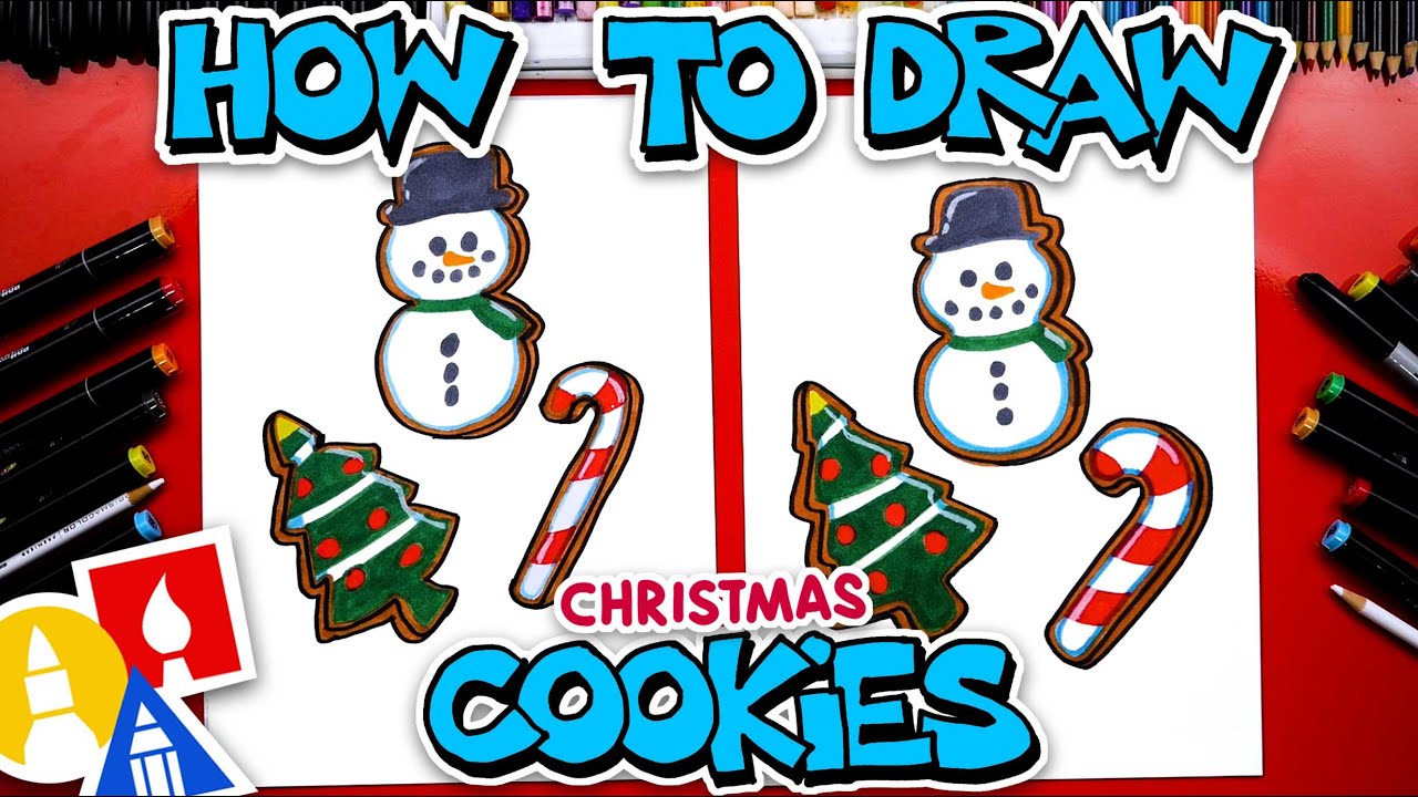 How To Draw Christmas Cookies 