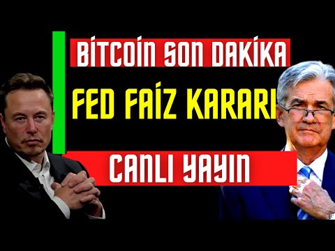 BİTCOİN CANLI YAYIN FED FAİZ KARARI AÇIKLANIYOR #bitcoin #canlıyayın