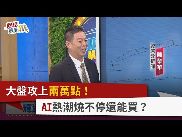 【財經週末趴】大盤攻上兩萬點！ AI熱潮燒不停還能買？ 2024.03.30