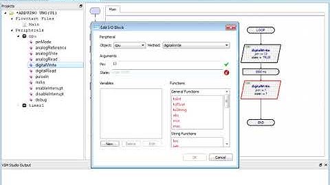 Arduino programming without basic knowledge of c/c++ with Proteus visual designer