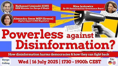 #234 "Powerless against disinformation? – How democracies can fight back" (English version)