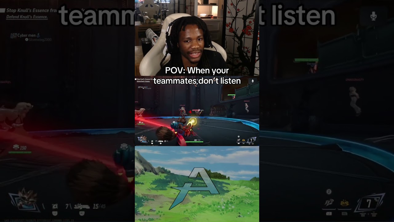 Team just don’t listen #fyp #gaming #funny #reaction #rage #marvelrivals