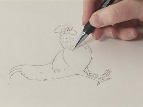 Drawing of a chicken 30.8.11 | Pencil drawing of a Rooster 3… | Flickr