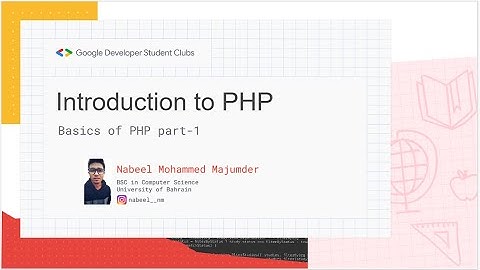 Introduction to PHP | (Part-1)