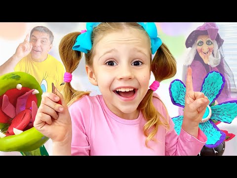 Nastya y papá misterioso desafío | recopilacion de videos para niños