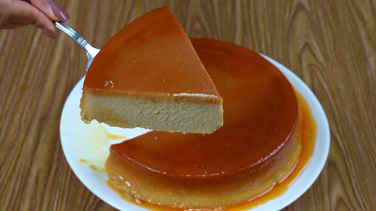 Flan Casero con Pan Viejo, EL MEJOR FLAN QUE HE HECHO SIN HORNO
