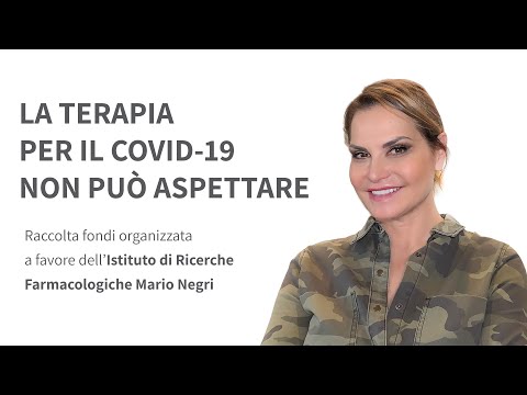 Simona Ventura raccoglie fondi per la ricerca della terapia per Covid-19 per l'Istituto Mario Negri