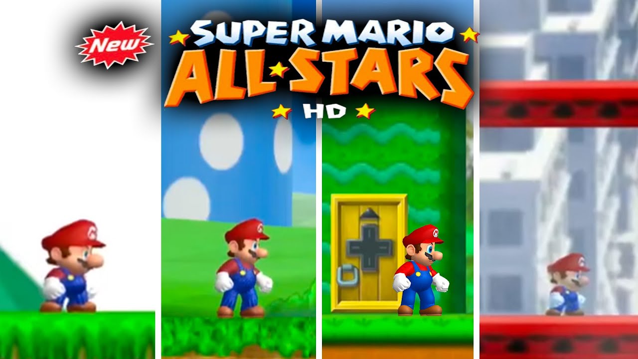 All First Levels In New Super Mario All-Stars Deluxe! - Youtube