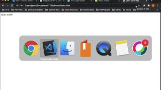 Creating an HTML file using Visual Studio Code and w3schools.com