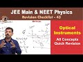 Optical Instruments | Revision Checklist 43 for JEE & NEET