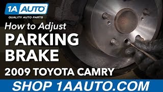 How to Adjust Parking Brake 06-11 Toyota Camry