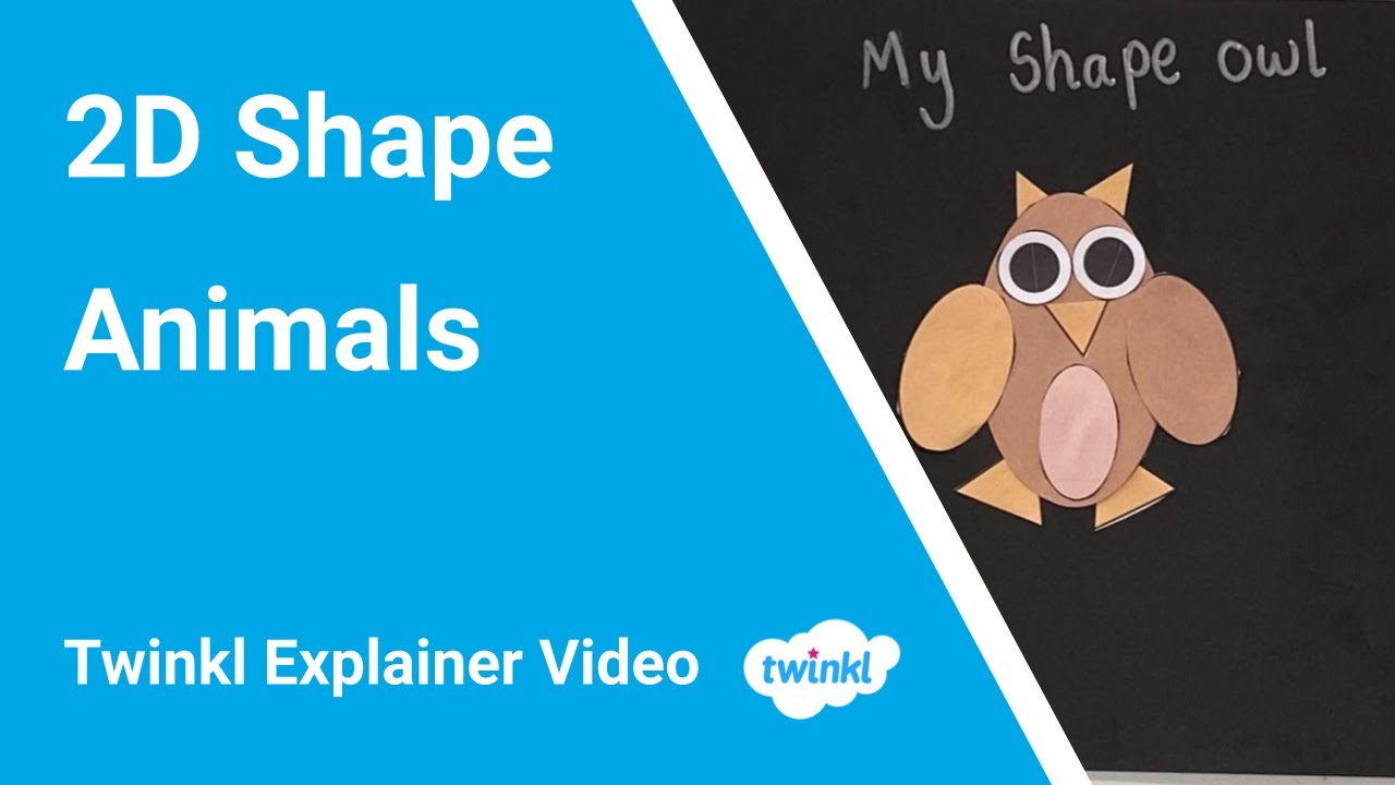 Making 2D Shape Animals - YouTube