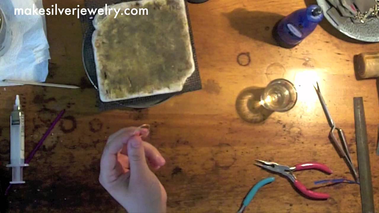 How to Make a Silver Stacking Ring - YouTube