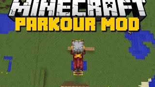 Minecraft: SMART MOVING (Parkour Mod, Run Up Walls, Sneak & More) Mod Showcase