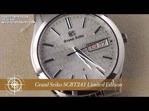 GRAND SEIKO SBGT241 LIMITED EDITION Watch Review - YouTube