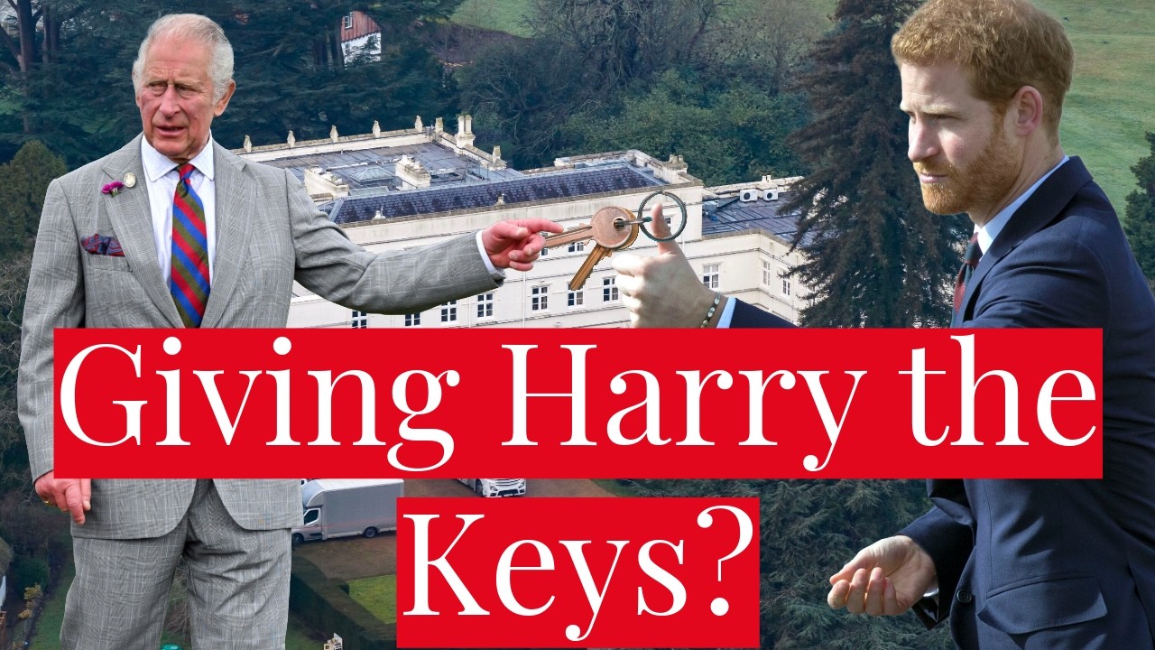 FAKE NEWS?! King Charles Reportedly Giving Prince Harry & Meghan Markle  Royal Lodge
