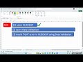 தமிழில் - EXCEL - VLOOKUP / DATA VALIDATION (List) / Avoiding "N/A" error in VLOOKUP