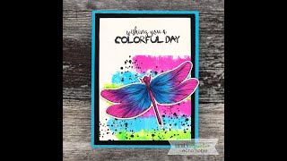 Unity Quick Tip: Ombre Coloring + Stamping with Painters Tape