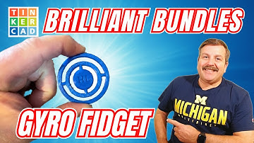 Bundle Group Tinkercad Gyro Fidget Spinner: Sketch Genius 💯🔥