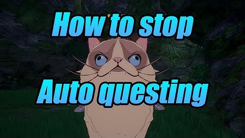 How to stop auto questing / pathing | Ni No Kuni Cross Worlds