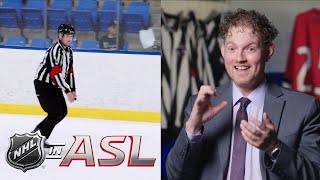 NHL in ASL: “That Deaf Ref” David McGregor