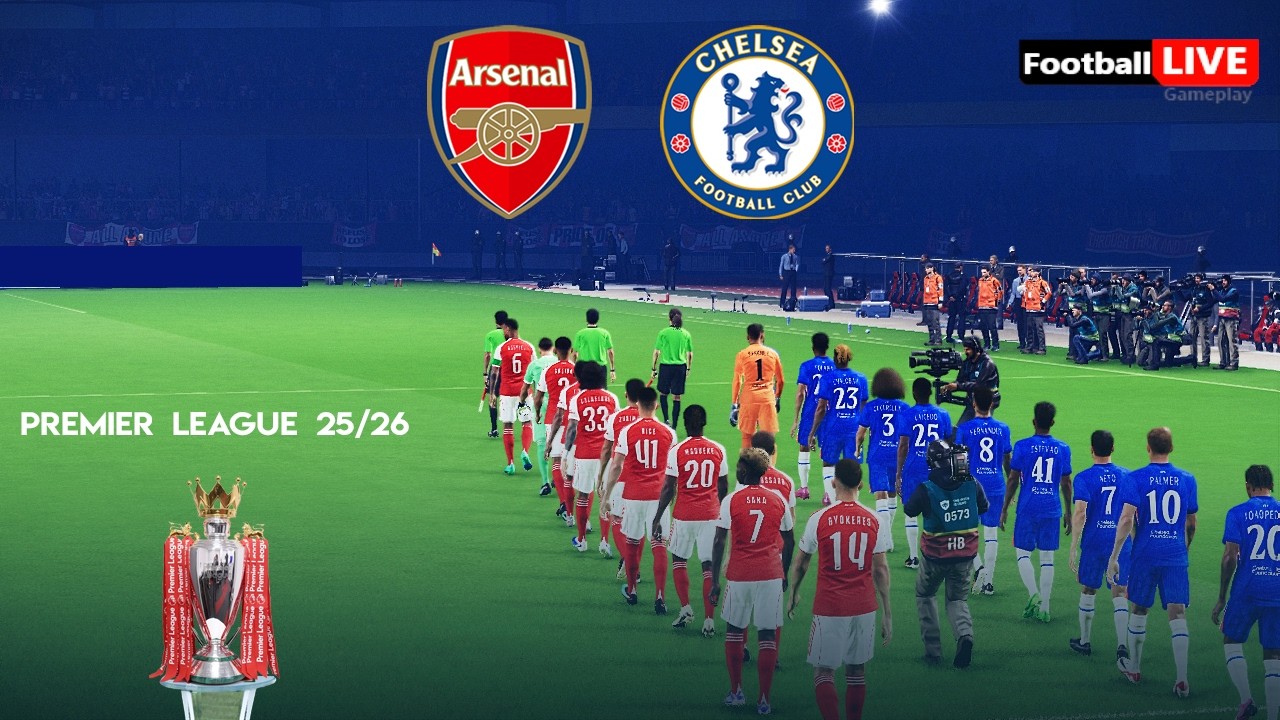 Arsenal vs Chelsea - Premier League 2026 | Full Match All Goals | Simulation PES