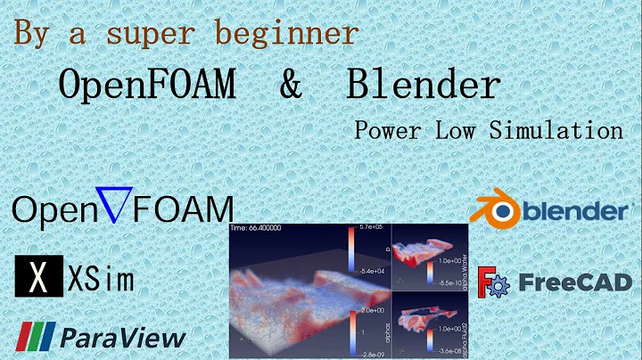 OpenFOAM & Blender : Power Law Simulation