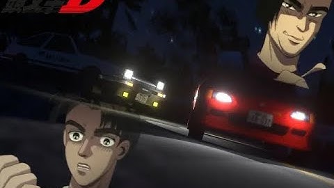 Takumi Fujiwara vs Shingo Shoji - Old Initial D Blender animation from 2019