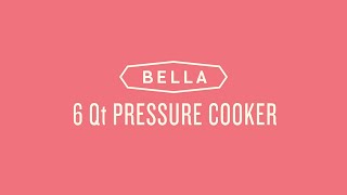 cooker bella pressure 6qt