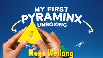 My first Pyraminx unboxing | Moyu Weilong Pyraminx