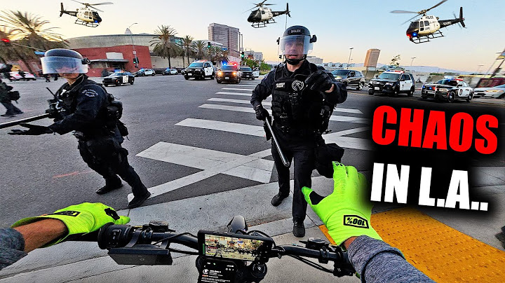 RIDING DEEP IN LA DURING ENDLESS CHAOS AFTER DARK.. *FOOTAGE*