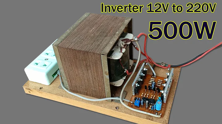 How to make 12V to 220V AC Inverter 500W circuit using SG3525A  with Feedback