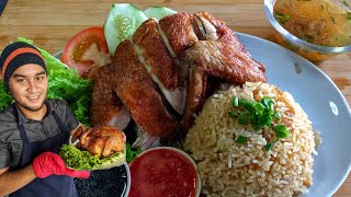 Cara-cara Masak Nasi Ayam Sedap Dan Wangi || Chicken Rice Recipe