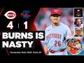 Chase Burns NASTY again as Cincinnati Reds 3-hit Philadelphia Phillies | Highlights, Recap, Analysis