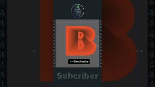 |Illustrator 2026 Tips: Create an Amazing Blend Tool Effect for the Letter B Easily #thegraphicboost