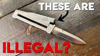 Why were Gravity Knives ILLEGAL in the first place?
